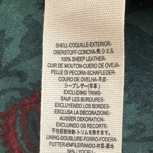 Free People Black Leather Moto Jacket with Embellished Sleeves - Picture 4 of 5